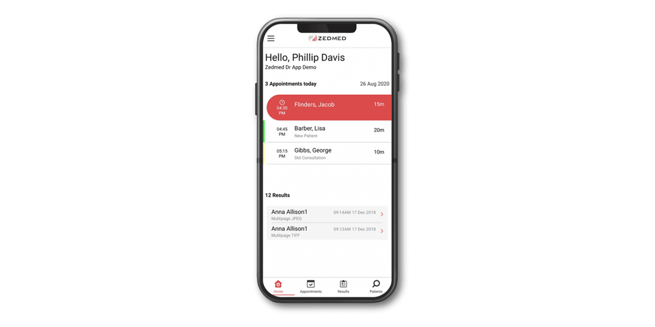 Zedmed Doctor's App hero Image